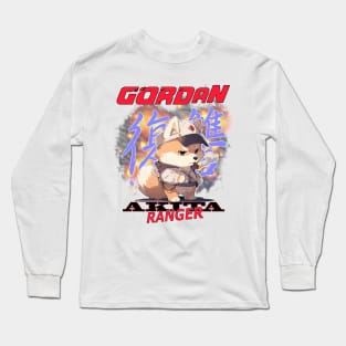 Manga Anime Cigar Gordan Akita Ranger Revenge Long Sleeve T-Shirt